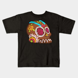 chocolate skull / calavera de chocolate Kids T-Shirt